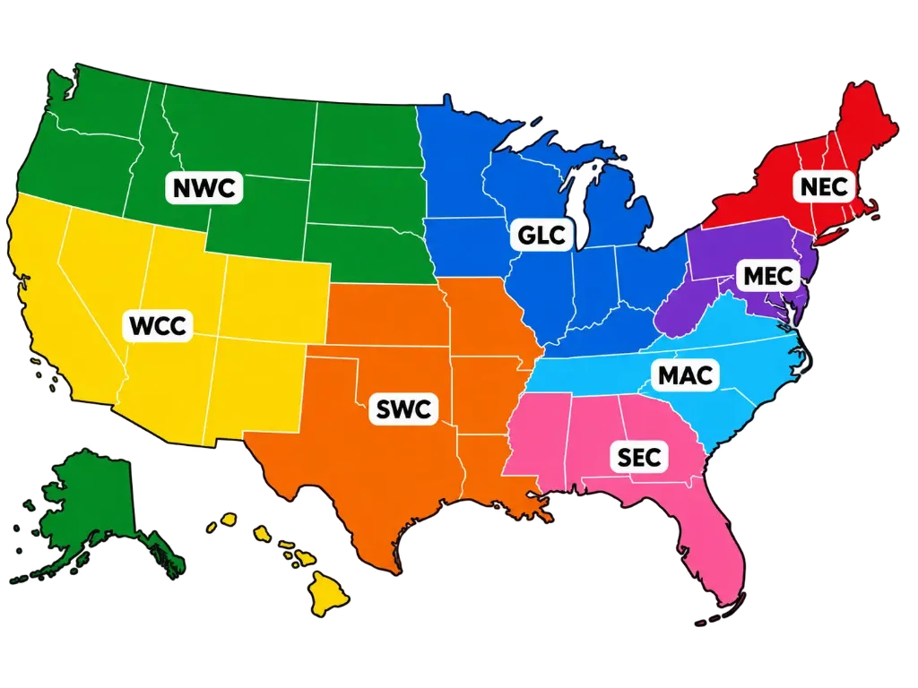 NCGA Conference Alignment Map