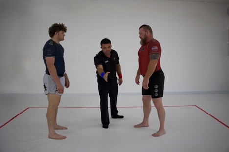 Starting the competition gesture